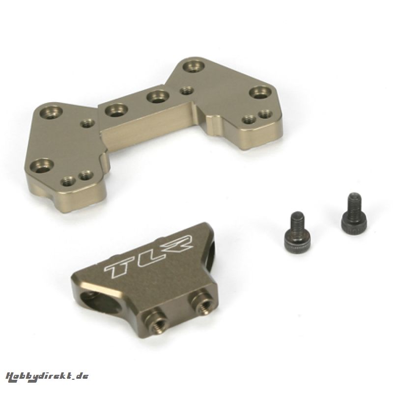 Rear Camber Block, Mid Eng, Alum, 22 Horizon TLR2061