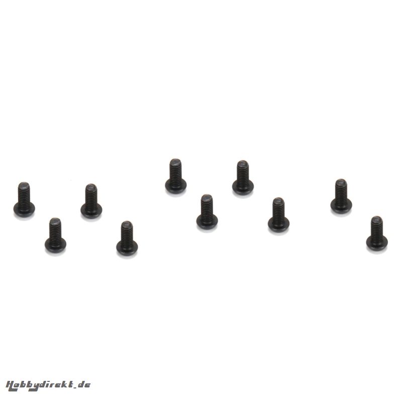 Button Head Screws, M2.5 x 8mm (10) Horizon TLR235006