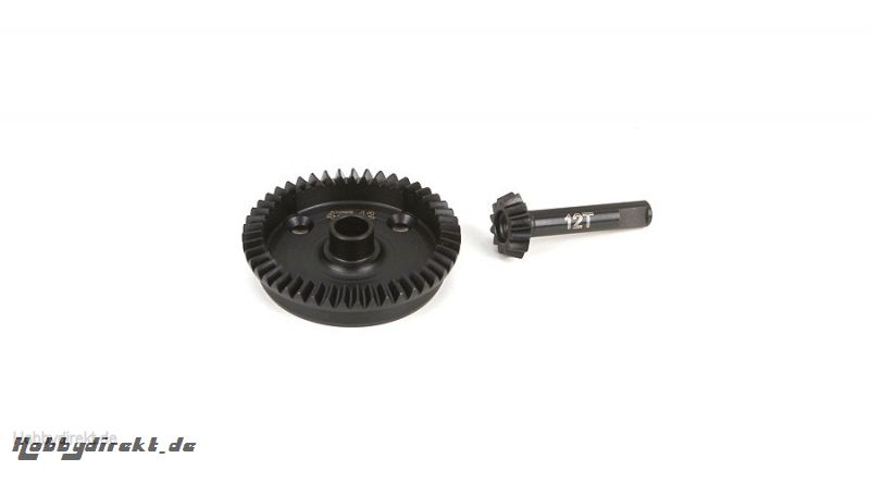 Rear Ring and Pinion Gear Set: 8T 3.0 Horizon TLR242012