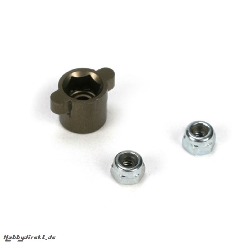 Diff Nut Holder, Aluminum: 22 Horizon TLR2948