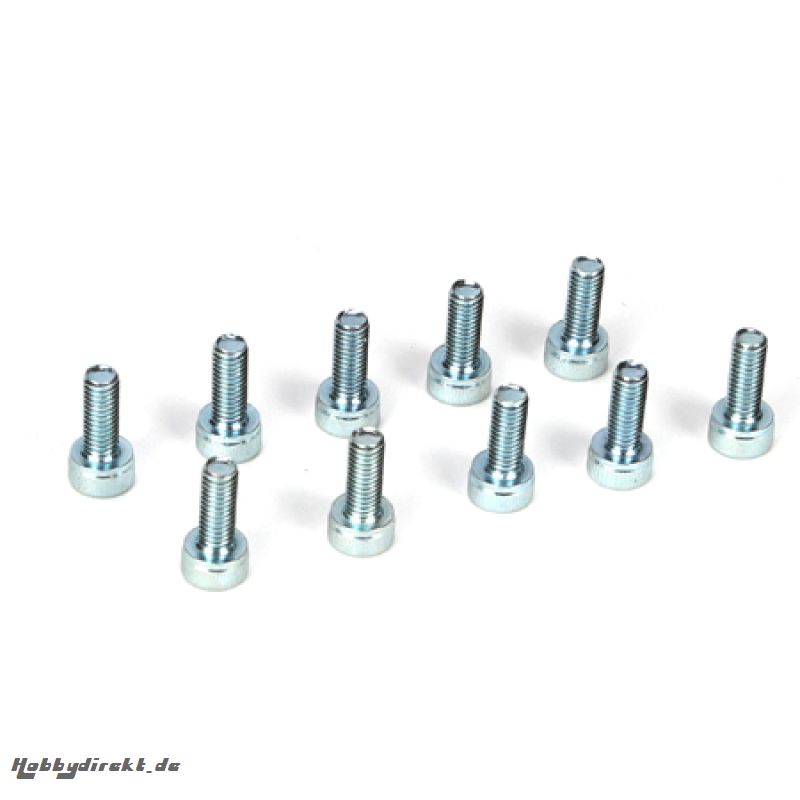 Cap Head Screws, M3 x 8mm (10) Horizon TLR5930