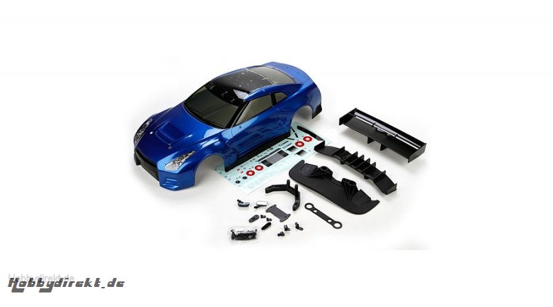 Vaterra Nissan GTR GT3 2012 Karosserie dunkel Blau Horizon VTR230009