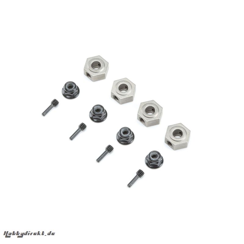 Wheel Hex, Pins & Serrated Lock Nut: ASN (4) Horizon VTR232077