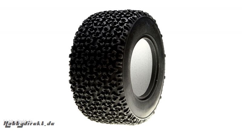 Rear Tire,Tetrapod w/Foam, Med, 50mm (2) Horizon VTR44003