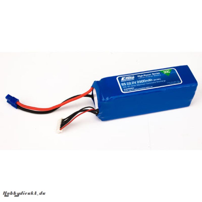 E-flite 6S 22,2V 2900mAh 30C LiPo-Akku m. EC3-Stecker Horizon EFLB29006S30