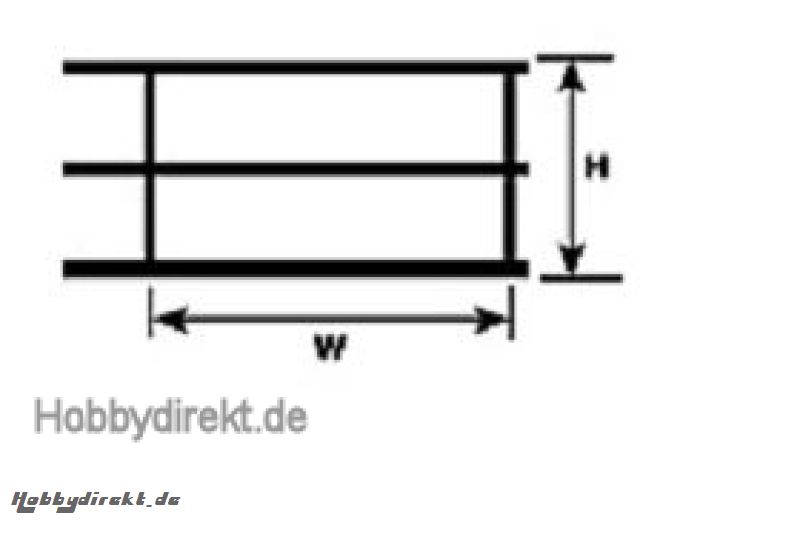 HR-4 Geländer 1:100 ABS (2 Stück) Krick 190472