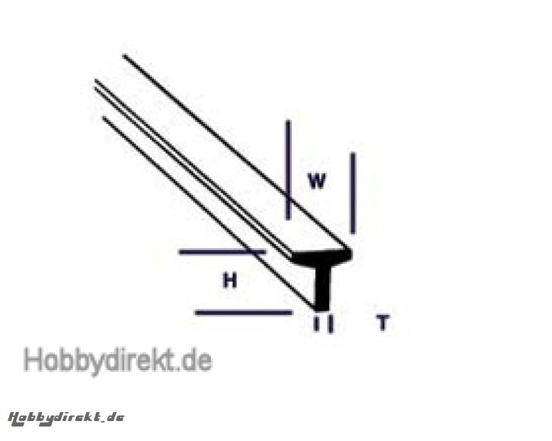 TFS-2 H-Profil 1,2x1,2x250mm (10) Krick 190561