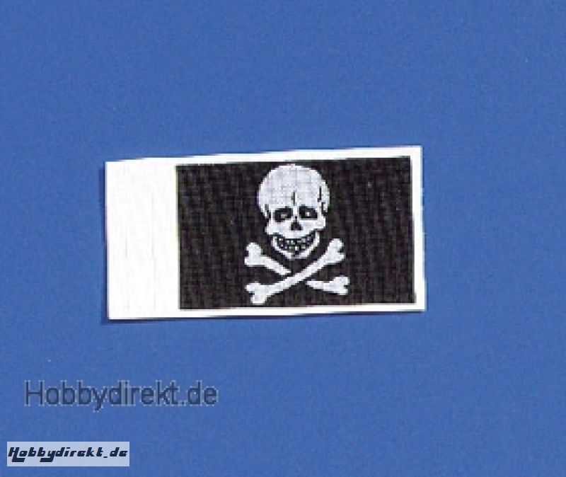 Flagge Totenkopf 20x30 mm (2) Krick 63499