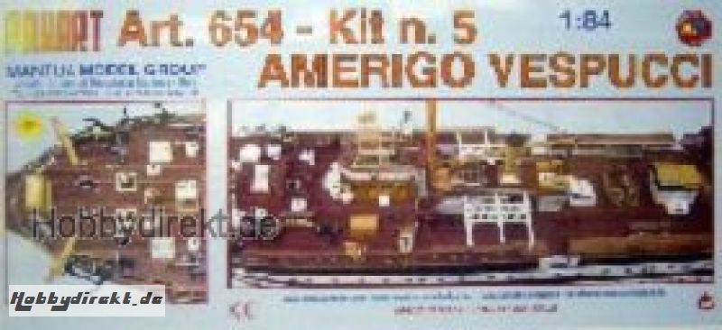 Amerigo Vespucci Baukasten 5. Schritt Krick 800654