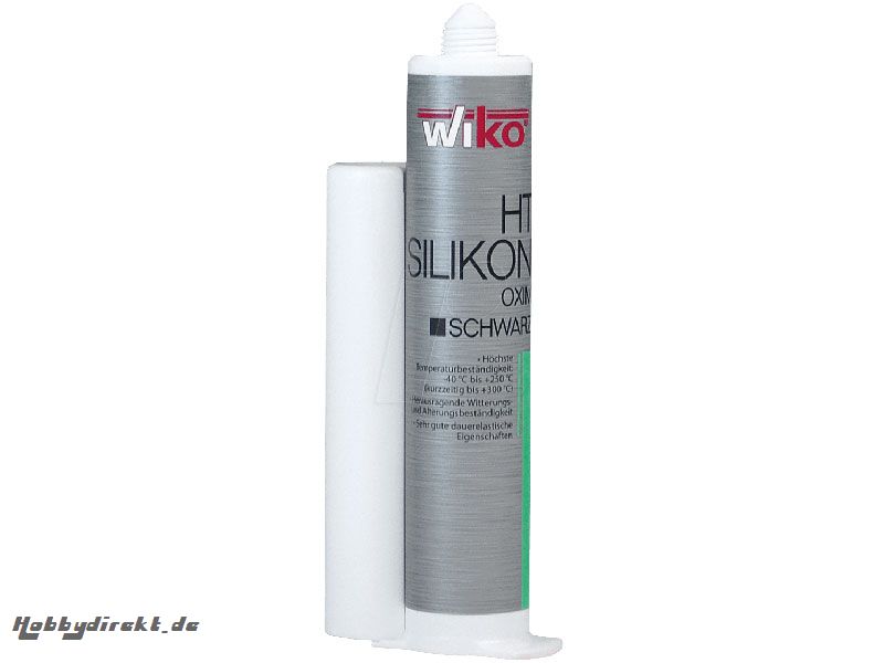 WIKO HT Silikon schwarz 300 °C 80 ml Krick 80506