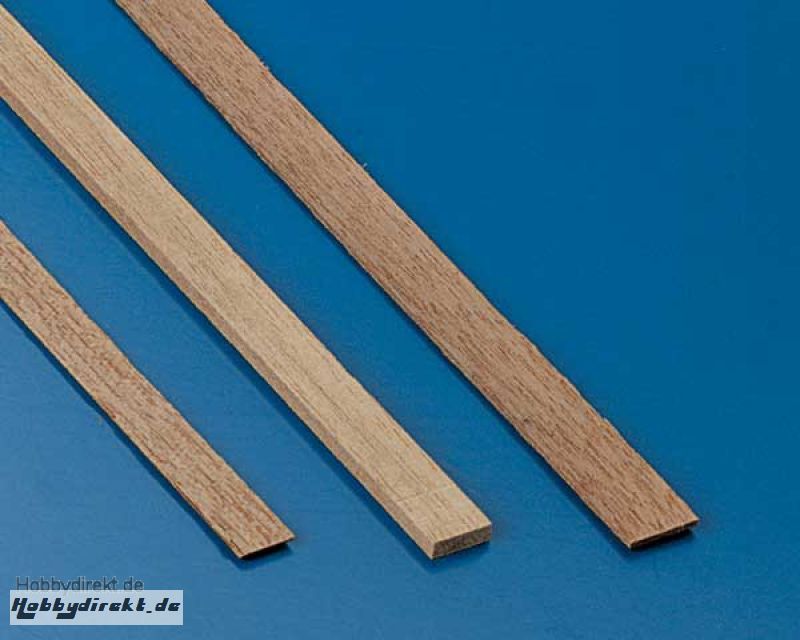 Nussbaumleisten 1x1 mm(10Stk) Krick 81590