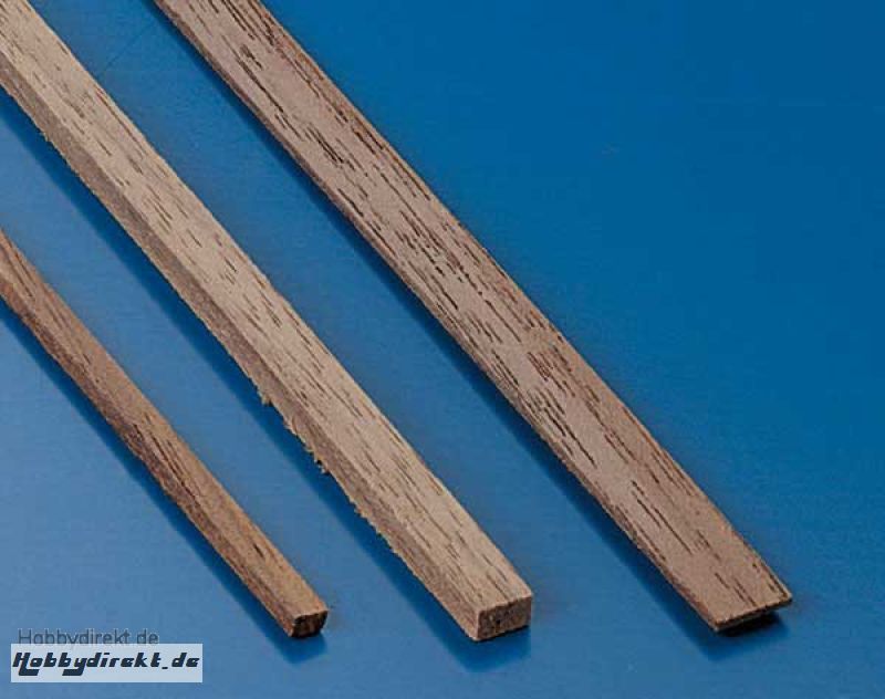 Walnussleisten 1x4mm (10Stk) Krick 82024