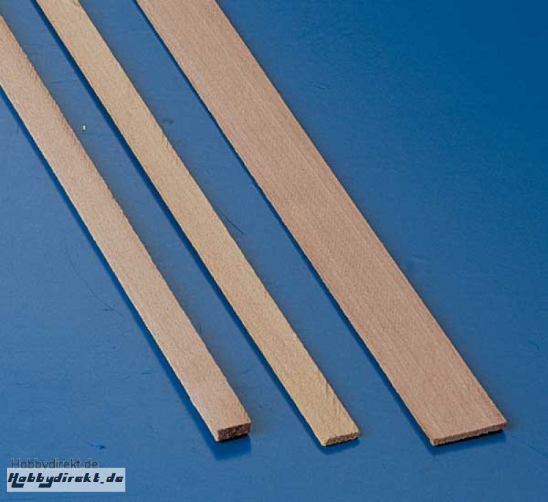 Birnbaumleisten 1x2mm (10Stk) Krick 82040