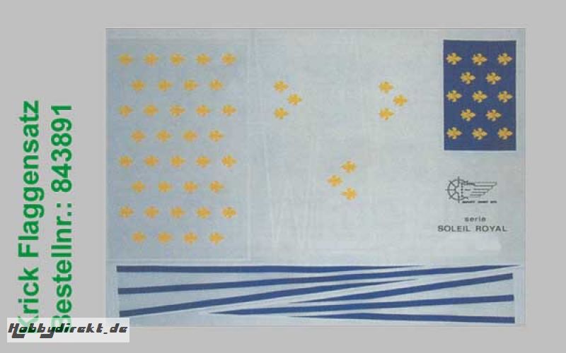 Flaggensatz Le Soleil Royal Krick 843891