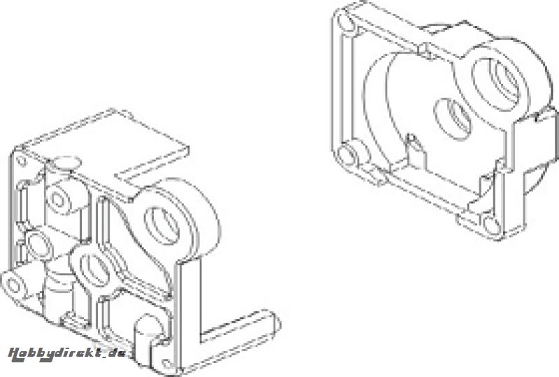 Getriebehalterung Set Vulcan Krick 850712