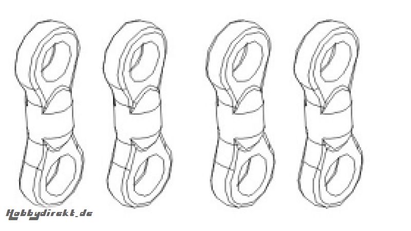 Verbindungsstücke Stabi. (4) Krick 850740