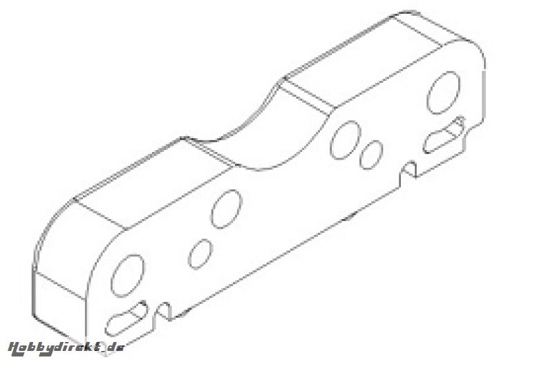 Qerlenkerhalteplatte front unten Kunststoff Vulcan Krick 850767