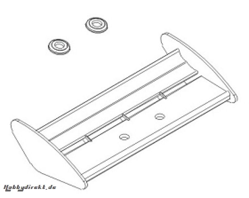 Heckflügel 1:16 Krick 850777