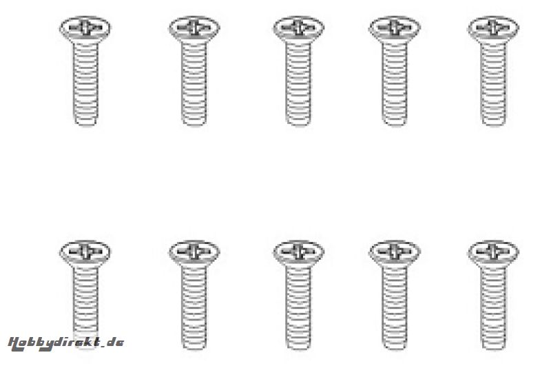 Schrauben TPF 2,6x10 FH (10) Krick 850798