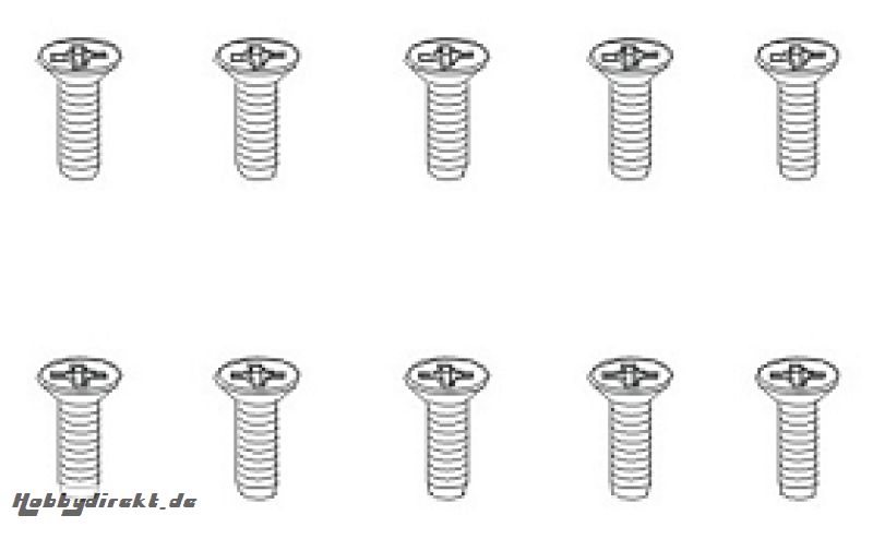 Schrauben TPF 2,8x8 FH (10) Krick 850801