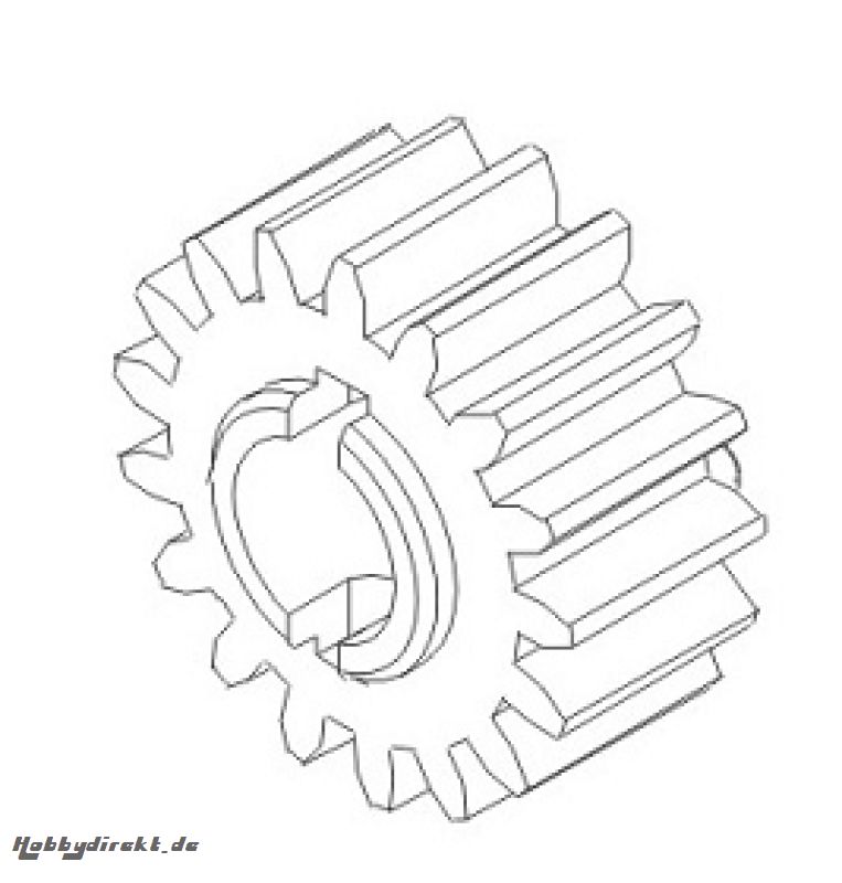 Zahnrad 17 Zähne Vulcan Krick 850817