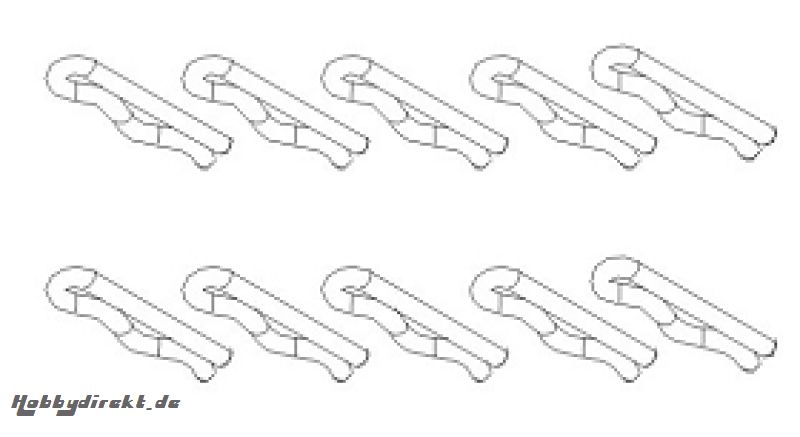 Karosserieklammern (10) Krick 850833