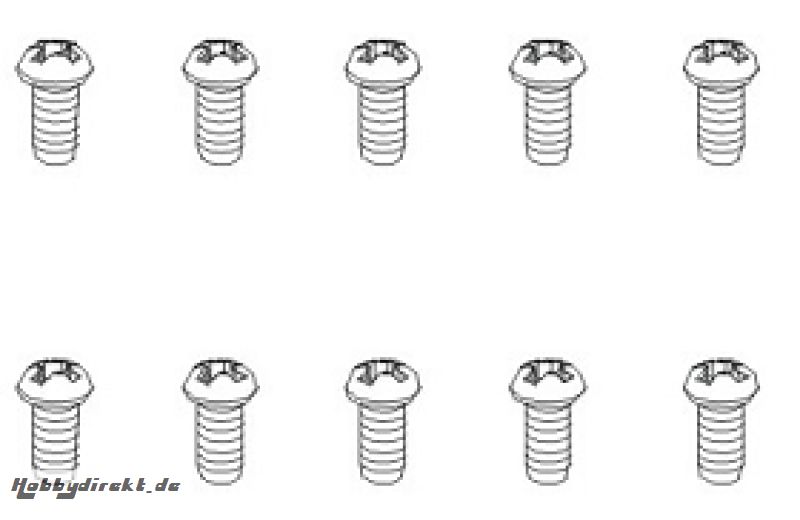Schrauben BT 2x8 BH (10) Krick 850846