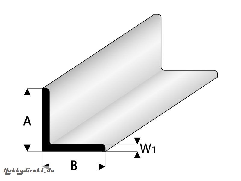 ASA Winkelprofil 8x8x330 mm (5) Krick rb416-61-3