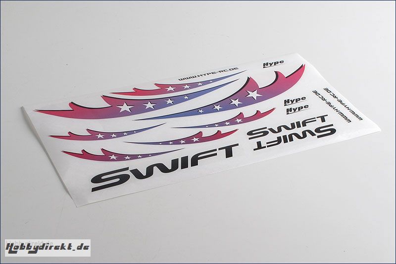 Dekorbogen Swift, pink Hype Kyosho 018-1112