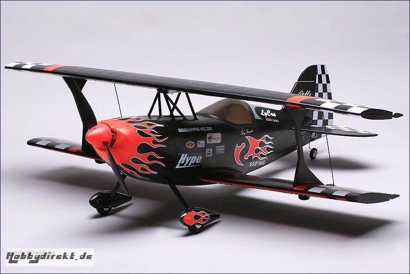 Pitts Special schw., ARF, BL, Servos Hype Kyosho 018-2015