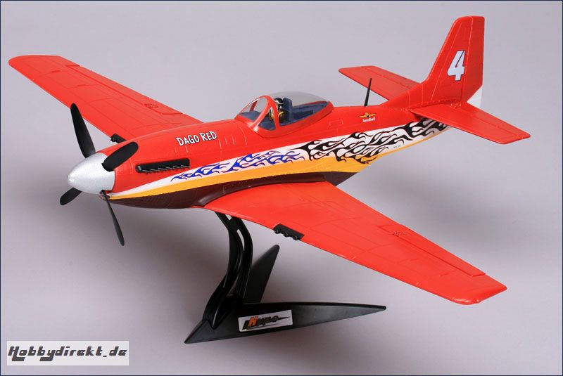 P-51 Dago Red ARF,ESC,BL,Servo Hype Kyosho 025-1000