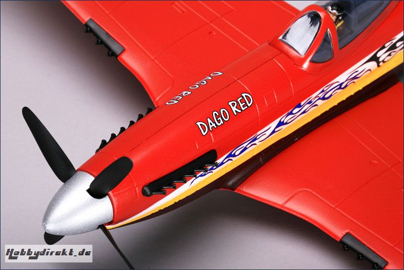 P-51 Dago Red ARF,ESC,BL,Servo Hype Kyosho 025-1000