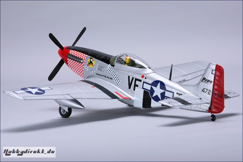 Mustang P-51 m. 3X-Kreisel Hype Kyosho 027-1120