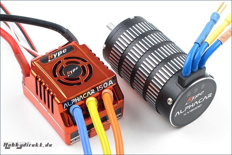 AlphaCar 1/8 BL S/L 150A/4274SL Motor Hype Kyosho 059-3150C