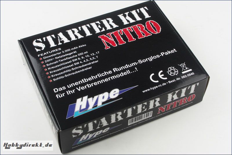 Starter Kit Nitro Heater, Tools, Lader Hype Kyosho 082-5040