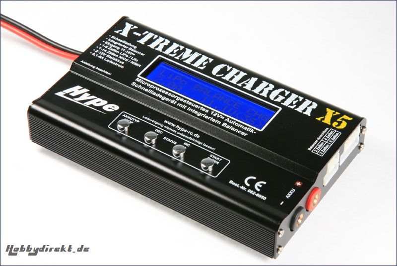 Ladegeraet X-Treme Charger LiPo X5 Hype Kyosho 082-6050