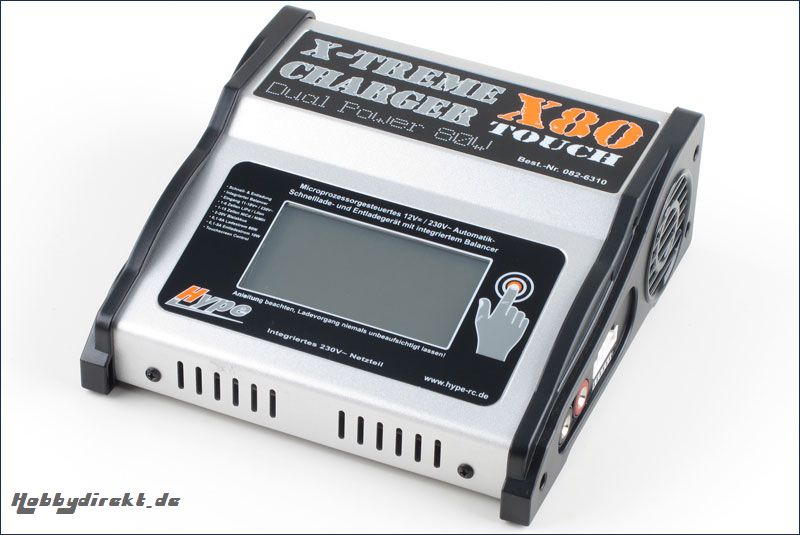 Ladegeraet X-Treme Charger X80 Touch Hype Kyosho 082-6310