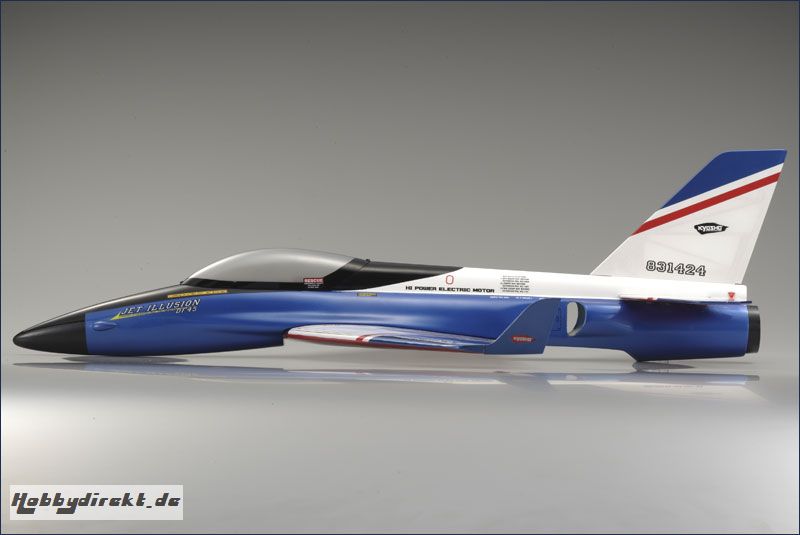 EP Jet Illusion DF45, blau/weiss Kyosho 10111BL