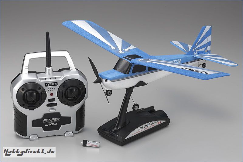 EP Super Decathlon,blau, 2.4GHz r/s Kyosho 10656RS-BL