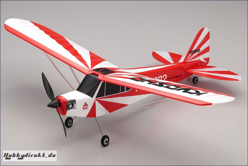 EP Clipped Wing Cub, rot Kyosho 10752CR