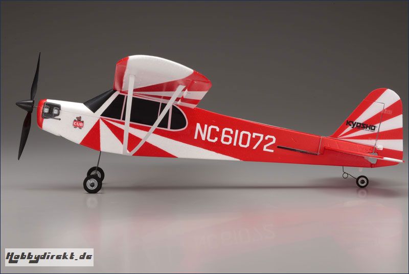 EP Clipped Wing Cub 2,4Ghz r/s, rot Kyosho 10752RS-CR