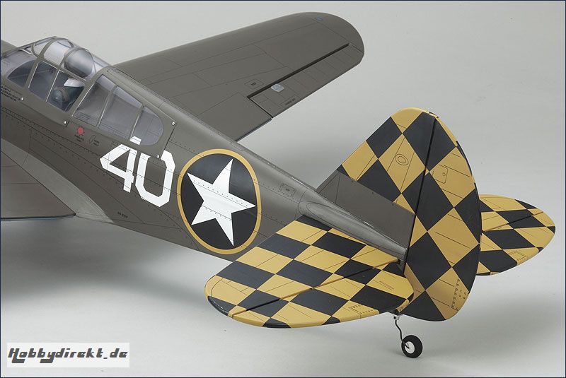 SQS EP Curtiss P-40 Warhawk 50 ARF Kyosho 10862