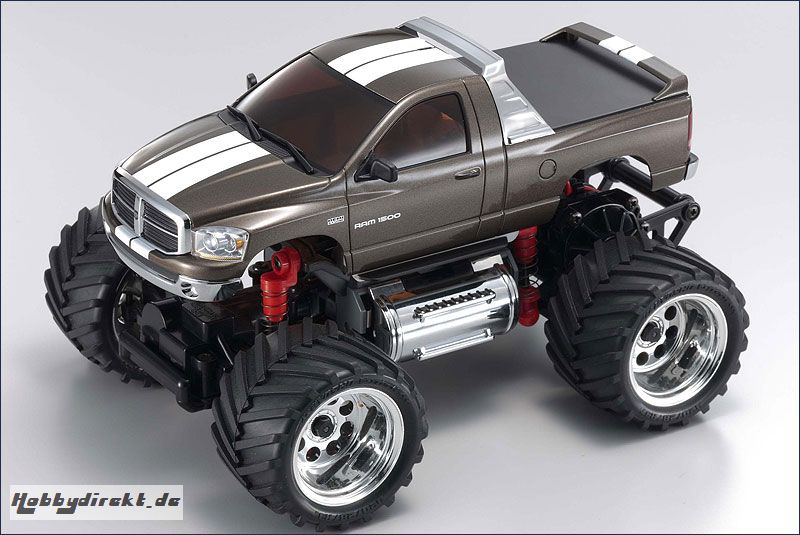 Mini-Z Monster Dodge Ram 1500, silber Kyosho 30086-GM