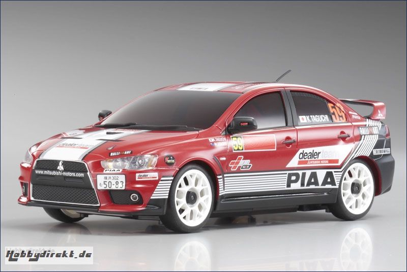 Mini-Z AWD 2.4GHz Lancer EvoX Dealer Kyosho 30569ZM