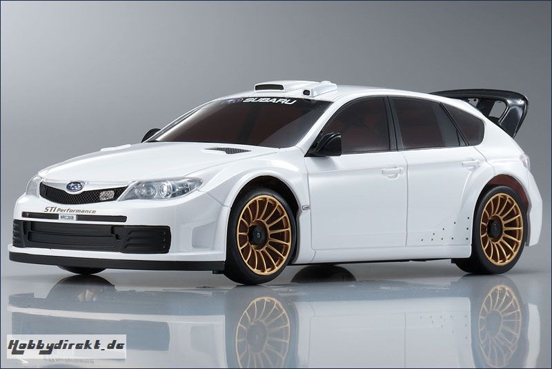 Mini-Z AWD-010 Impreza WRC2008, weiss Kyosho 30577ZW