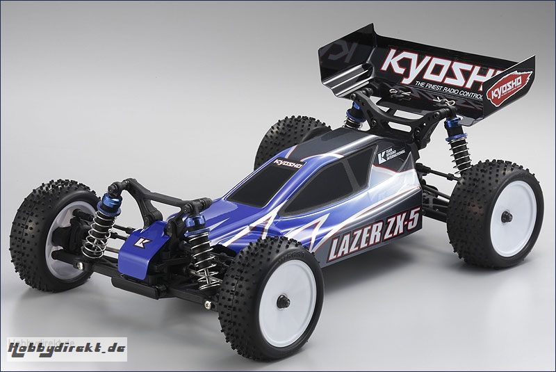 1:10 BLS 4WD Lazer ZX-5 blau-grau Hype Kyosho 30861-T4BLS