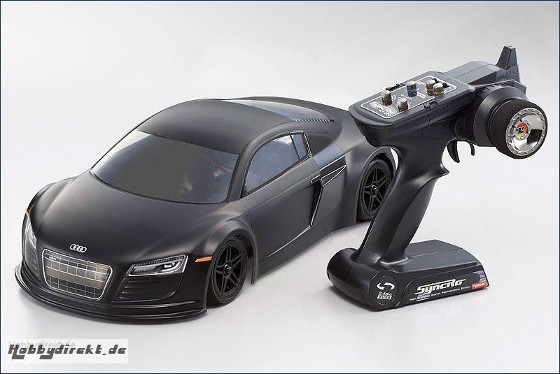 1:10 EP Fazer Audi R8 Matte Black VE Kyosho 30916