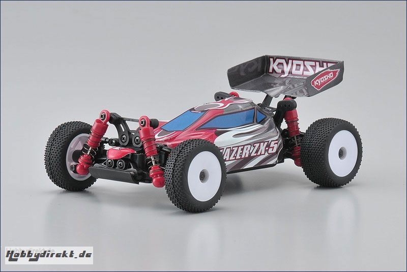 Karosse Chassis, LAZER ZX-5 FS rot/grau Kyosho 32282BCRG