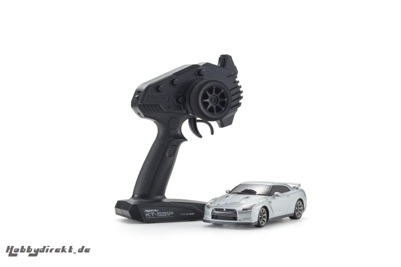 Mini-Z RWD NISSAN GTR R35 ULTIMATE SILBER METALLIC (N-RM/KT531P) Kyosho 32331S