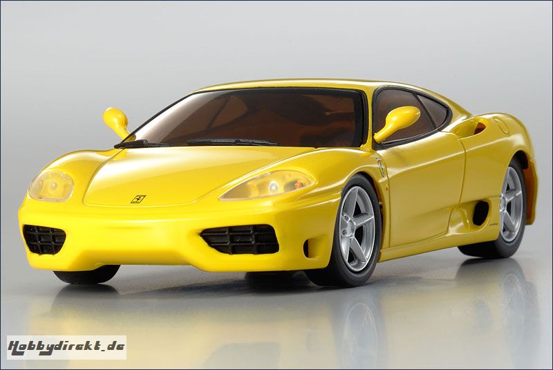 dNano Ferrari 360 Modena, gelb Kyosho 32403Y